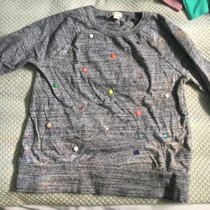 CREWCUTS SIZE 14 POLKA DOT PULLOVER